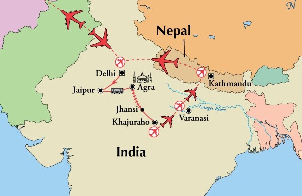 India and Nepal